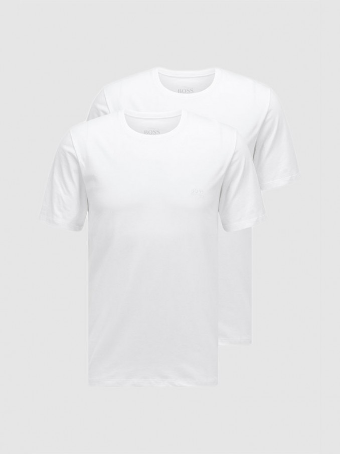 Camiseta Hombre Blanco Hugo Boss - 50325388 | Mellmak