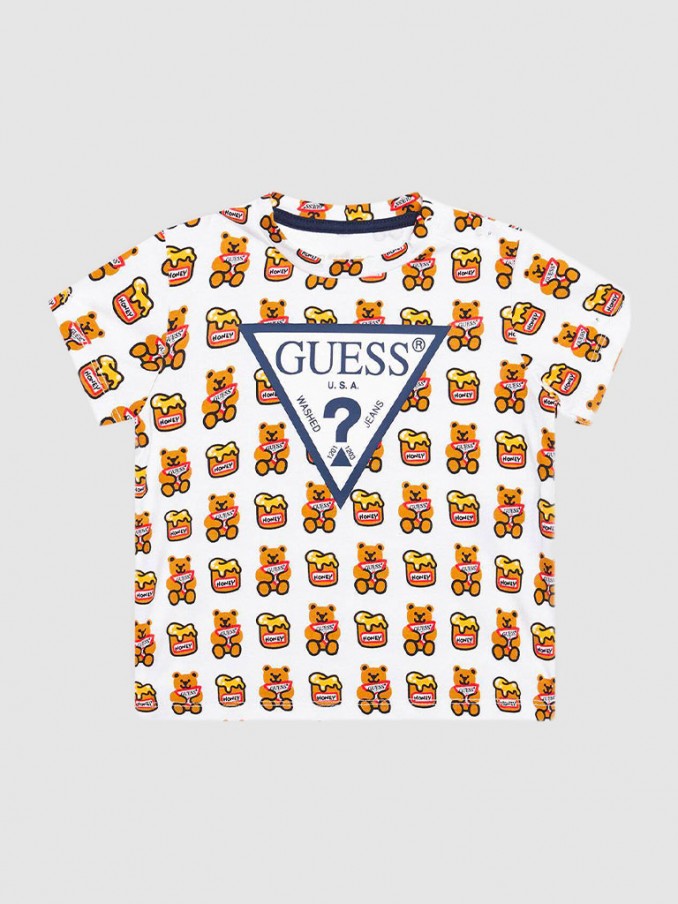 T-Shirt Menino Unisex Ss Tshirt Guess Kids