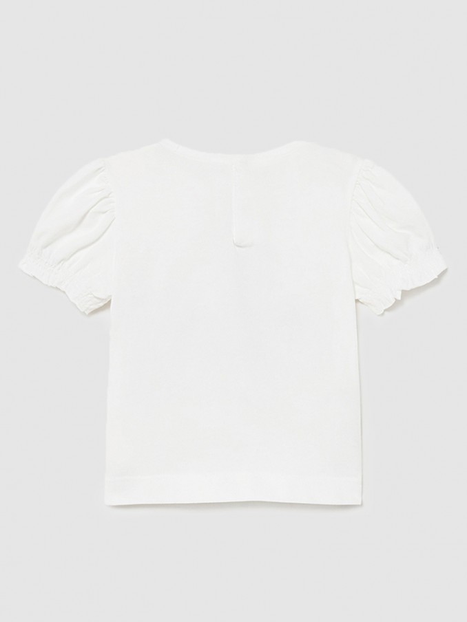 Camiseta Bebe Niña Blanco Mayoral