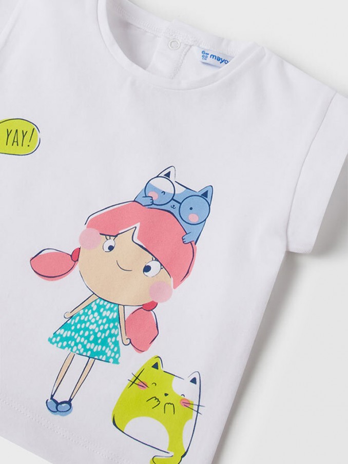 T-Shirt Baby Girl Mayoral