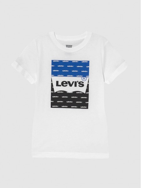 T-Shirt Boy White Levis