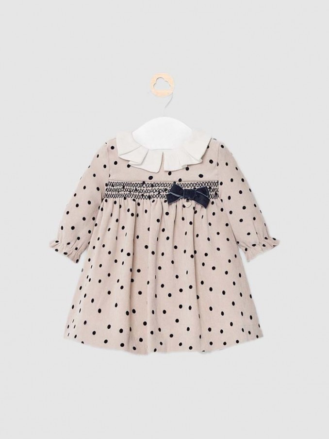 Vestido Bebe Nia Beige Mayoral