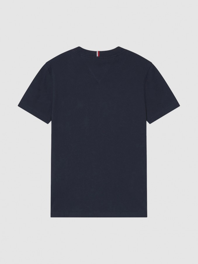 Camiseta Niño Azul Marino Tommy Jeans Kids