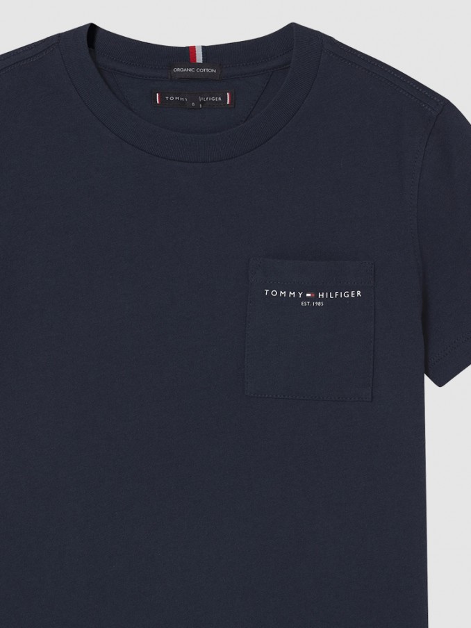 Camiseta Niño Azul Marino Tommy Jeans Kids