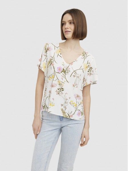 Blusa Mujer Blanco Vero Moda