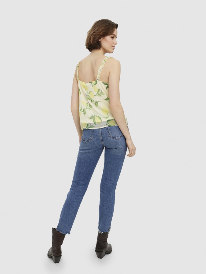 Blusa Mujer Amarillo Vero Moda