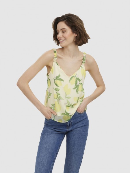 Blusa Mujer Amarillo Vero Moda