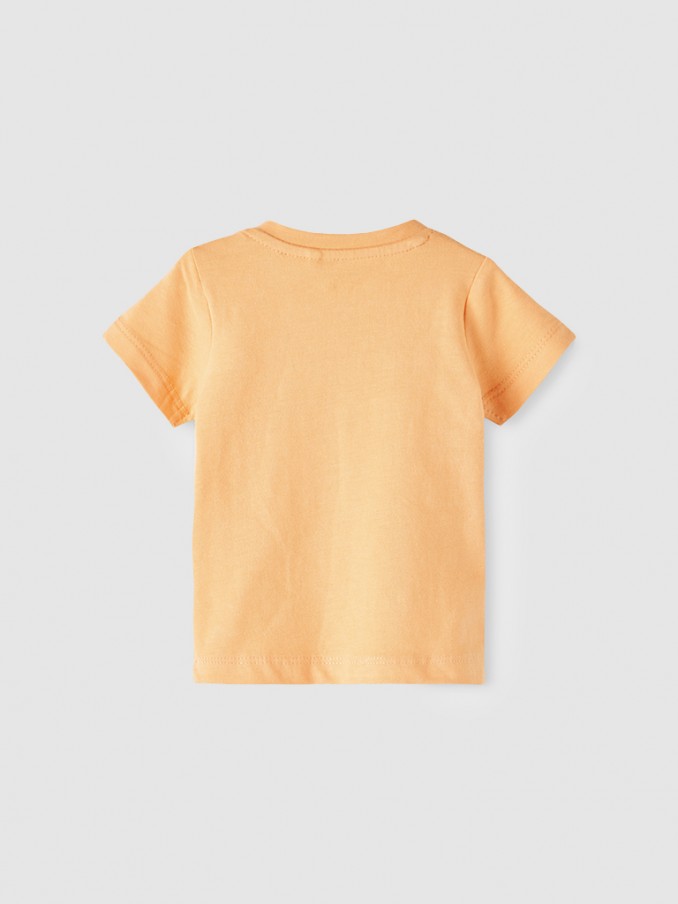 Camiseta Bebe Niño Naranja Name It