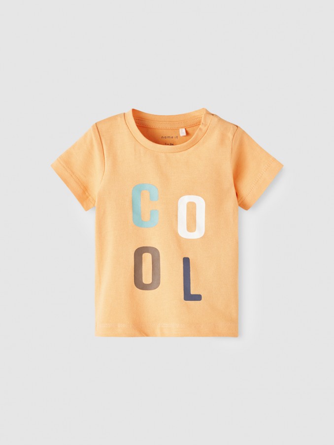 T-Shirt Baby Boy Orange Name It