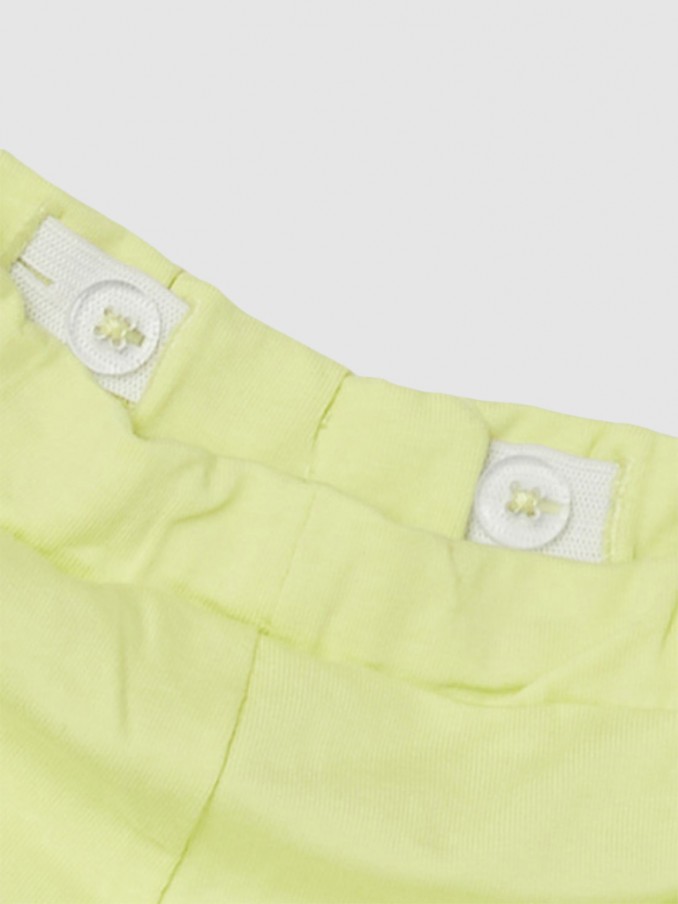 Pantalones Cortos Bebe Niño Verde Limón Name It
