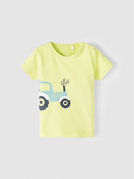 T-Shirt Baby Boy Green Lemon Name It