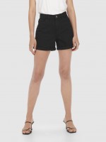 Pantalones Cortos Mujer Negro Only Pantalones Cortos Mujer Negro Only