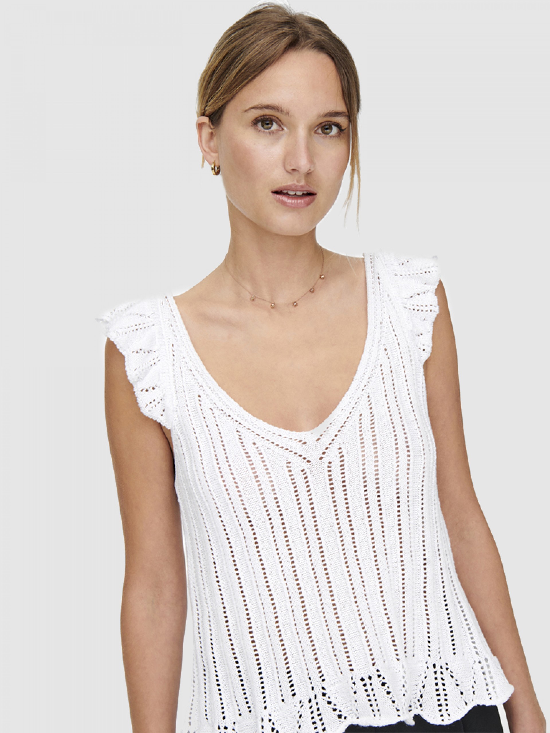 Blusa Mujer Blanco Only