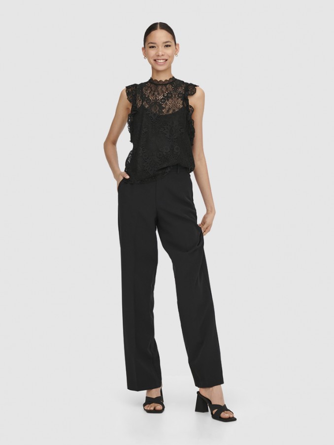 Blusa Mujer Negro Only