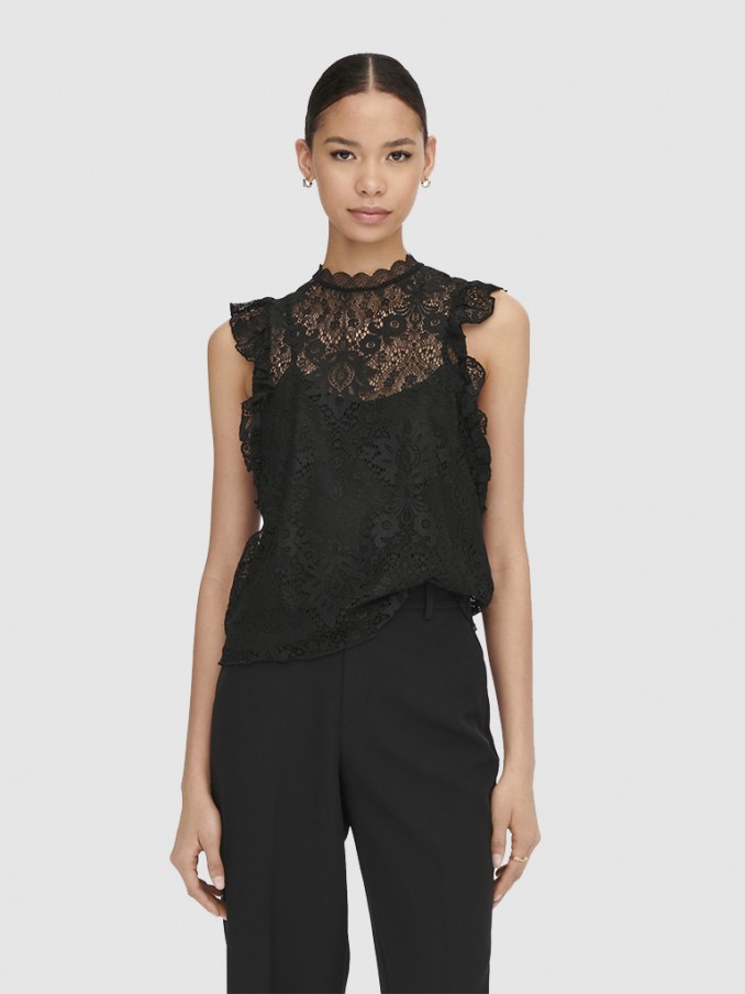 Blusa Mujer Negro Only