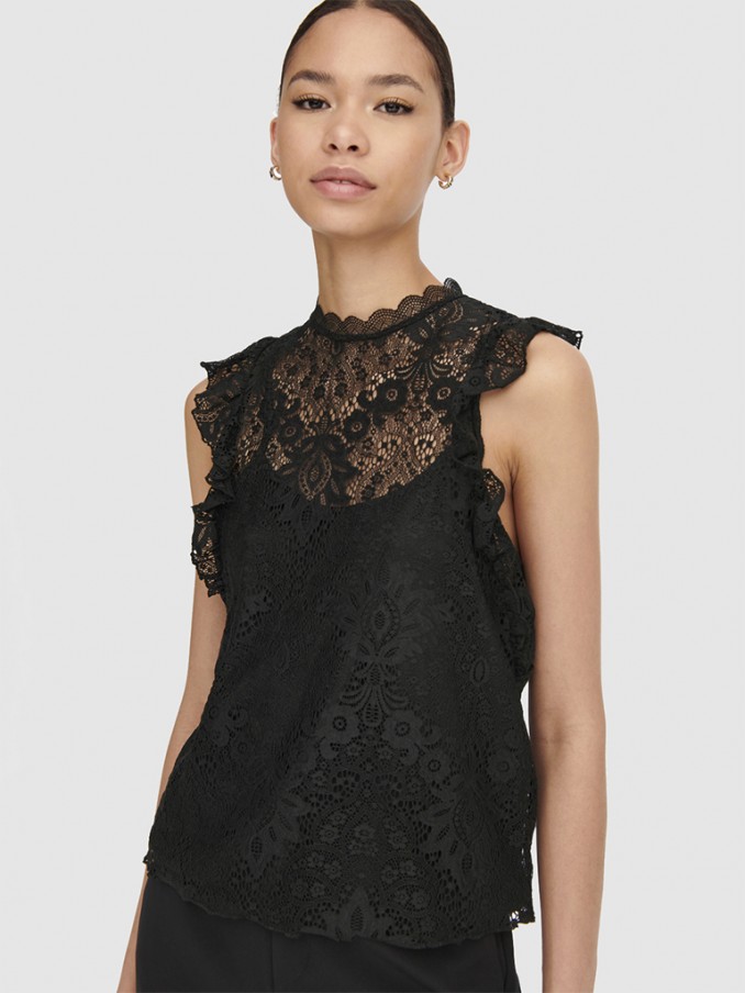 Blusa Mujer Negro Only