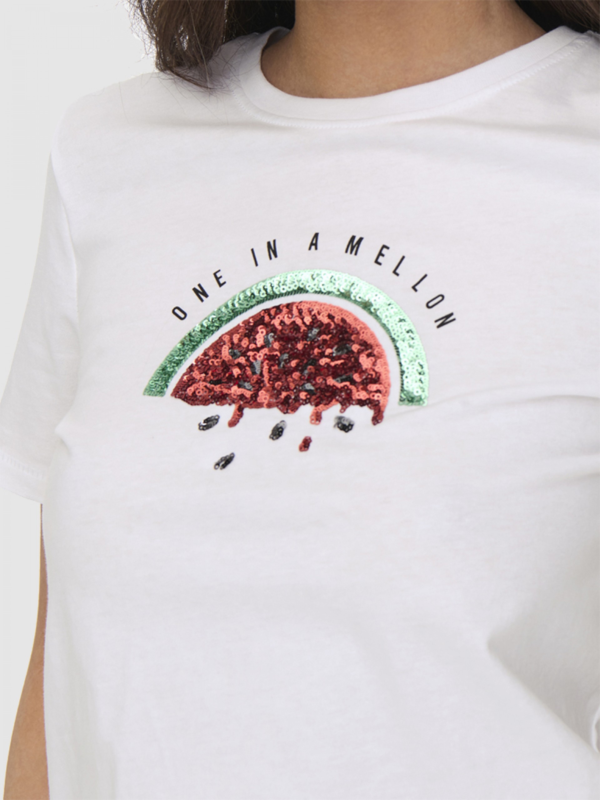Camiseta Mujer Blanco Only