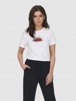 Camiseta Mujer Blanco Only Camiseta Mujer Blanco Only