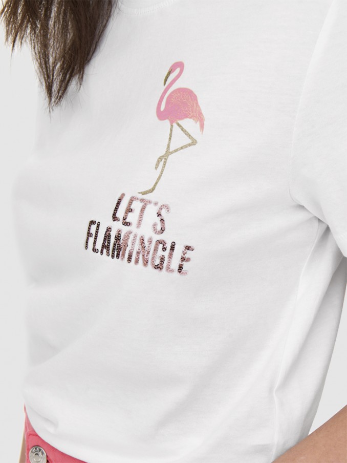 Camiseta Mujer Blanco Only