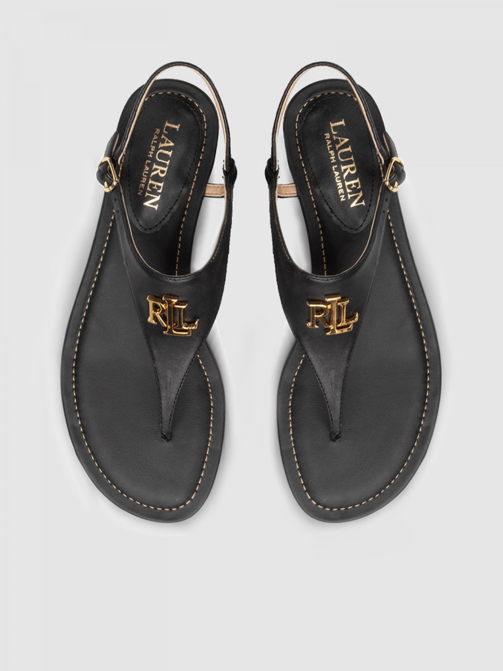 Sandalias Mujer Negro Polo Ralph Lauren