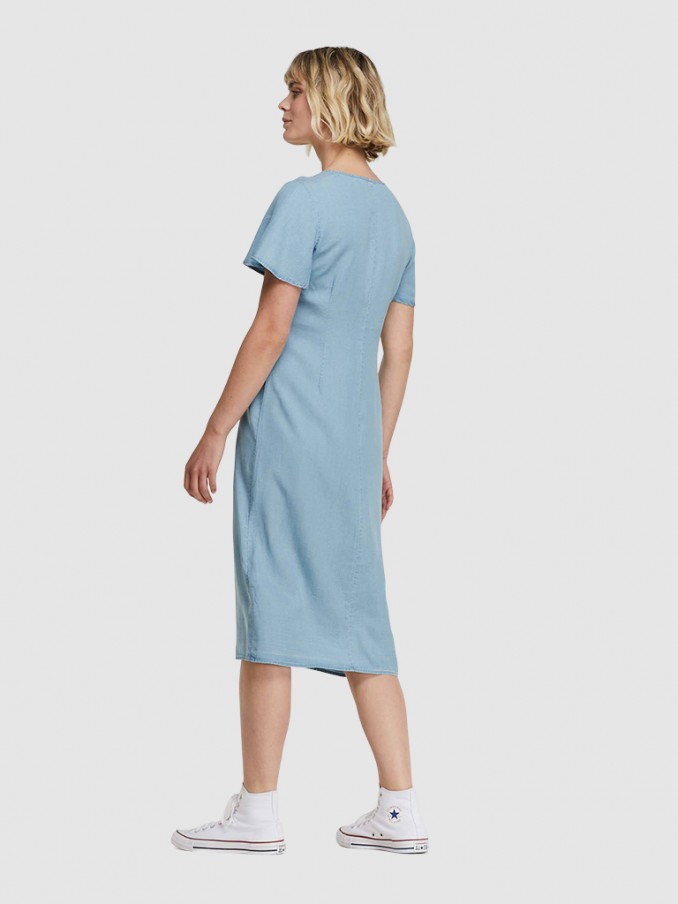 Vestido Mujer Jeans Ligeros Vero Moda