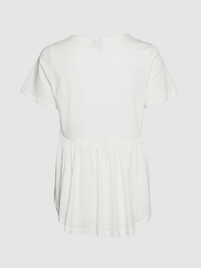 Camiseta Mujer Blanco Vero Moda
