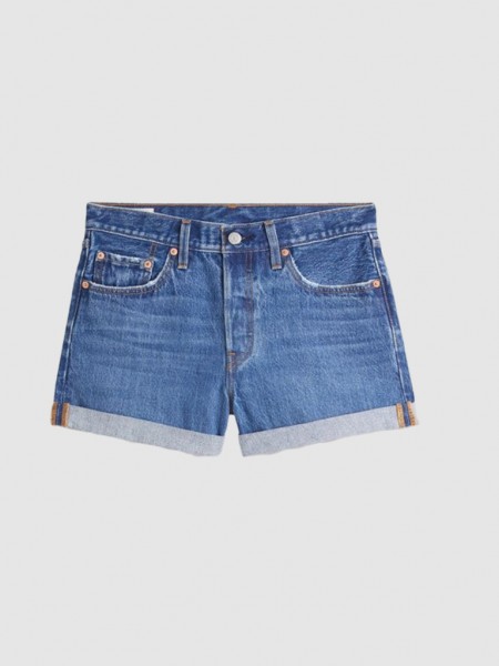 Cal��o de Ganga Mulher 501 Rolled Levis