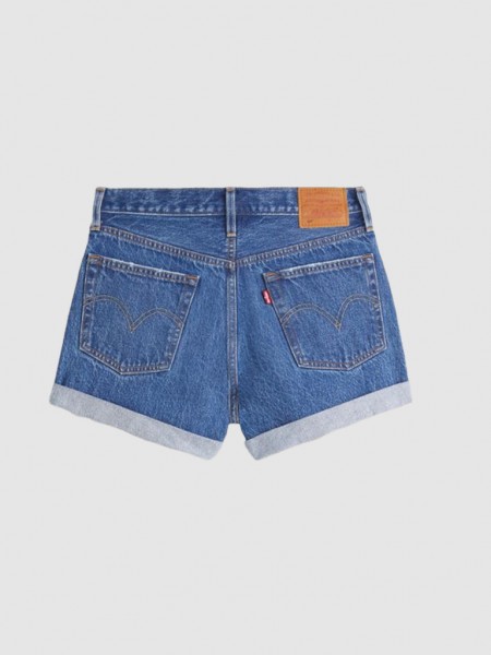 Cal��o de Ganga Mulher 501 Rolled Levis