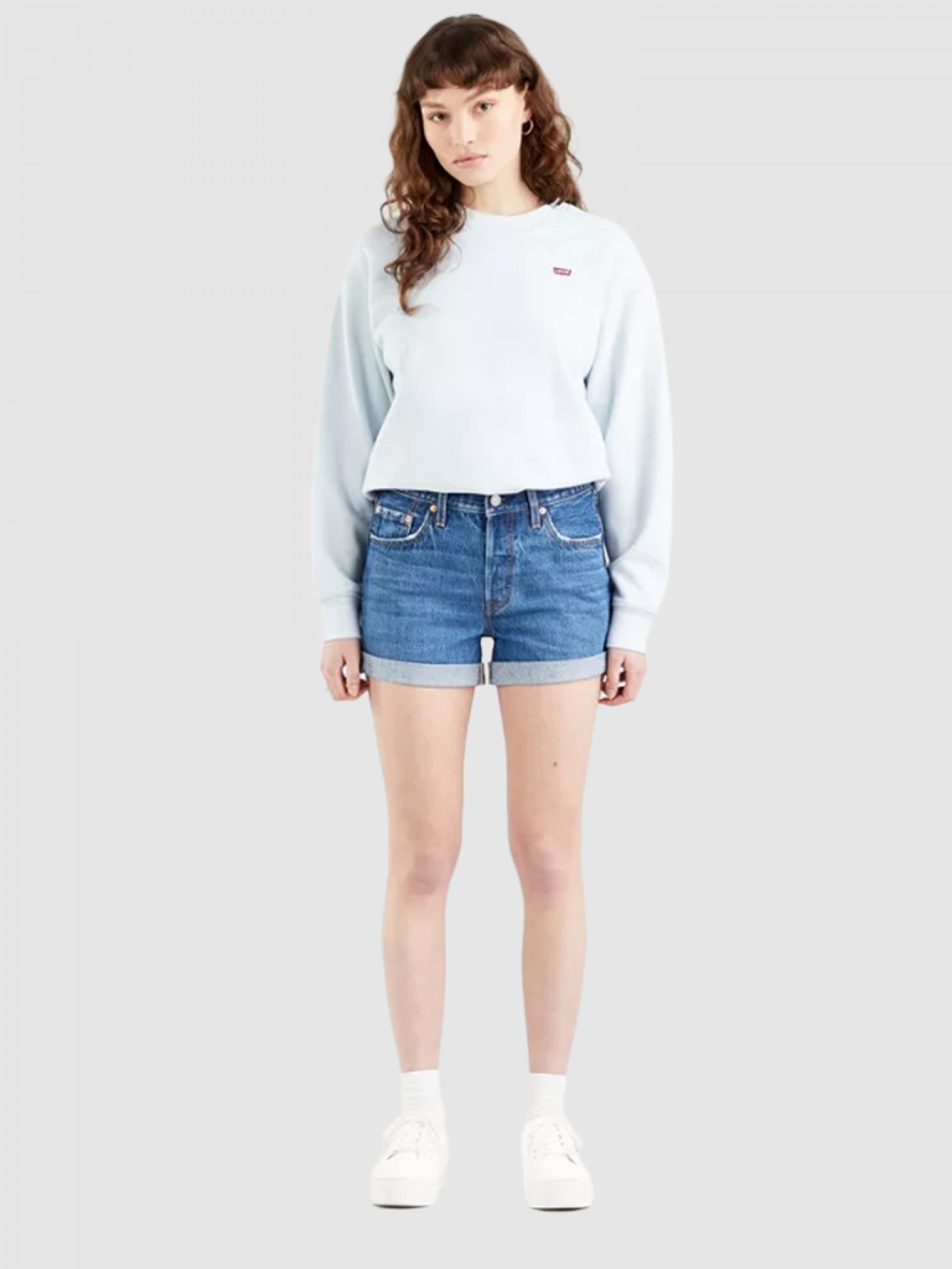 Pantalones Cortos Mujer Levis