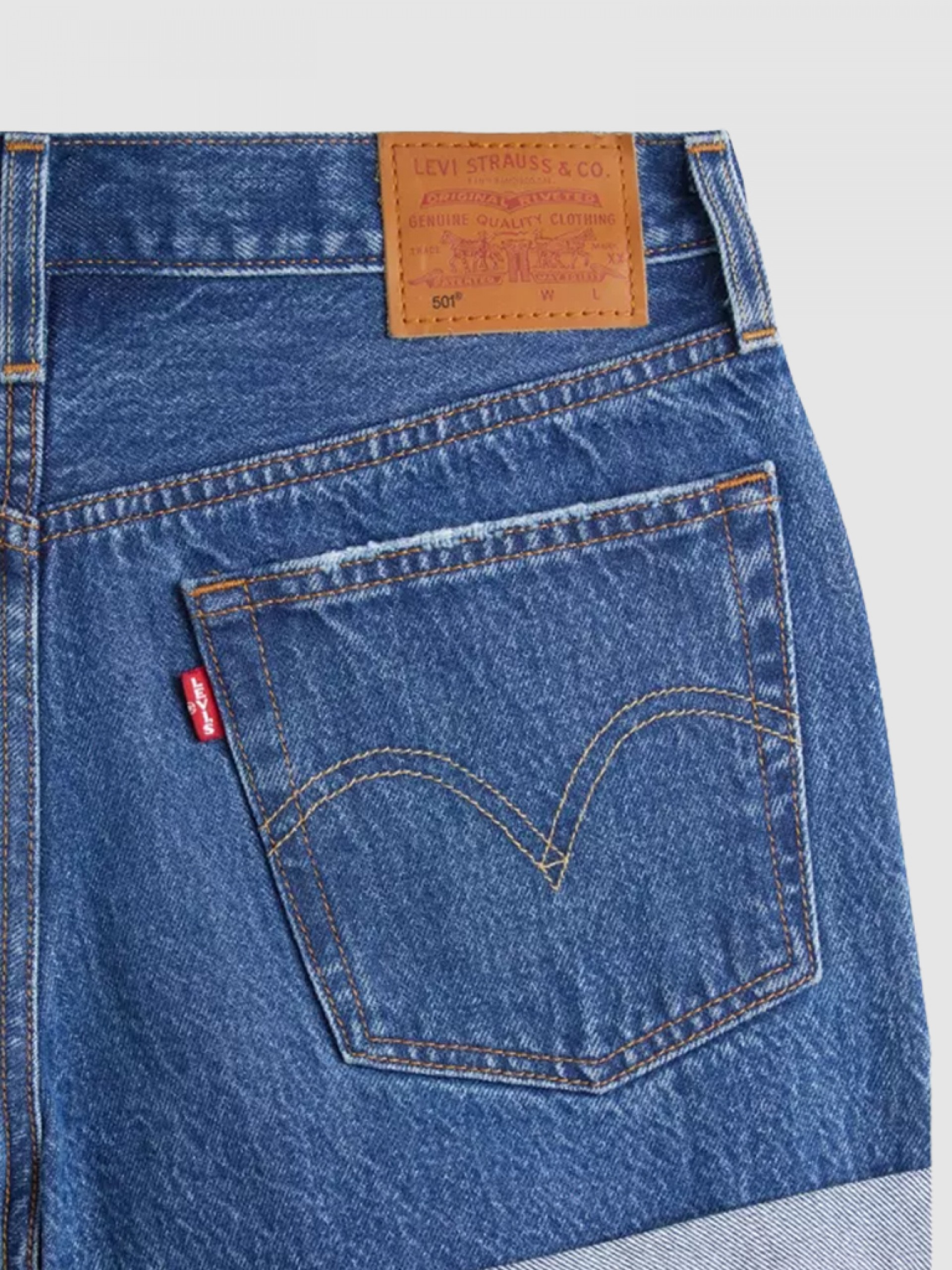 Pantalones Cortos Mujer Levis