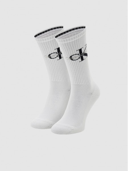 Calcetines Hombre Blanco Calvin Klein