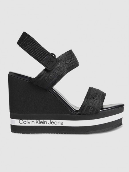 Sandals Woman Black Calvin Klein