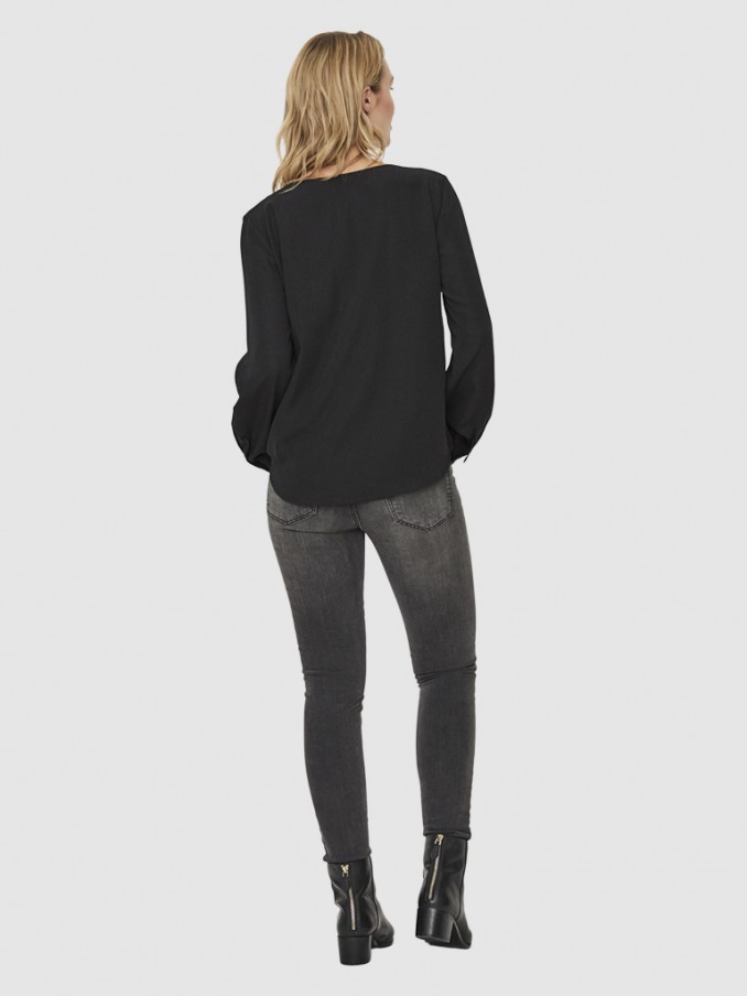 Camisa Mujer Negro Vero Moda