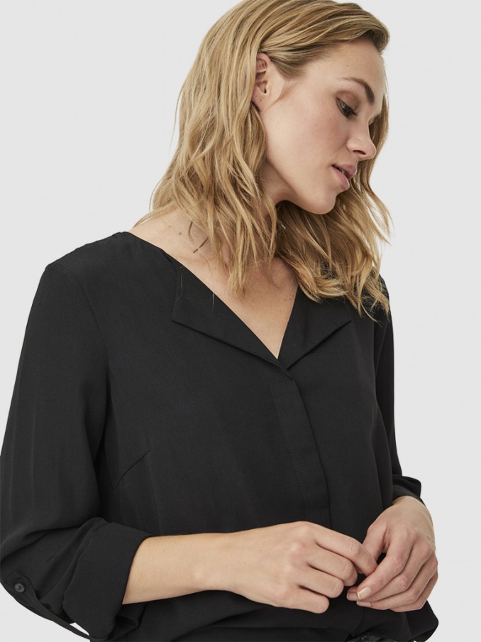 Camisa Mujer Negro Vero Moda