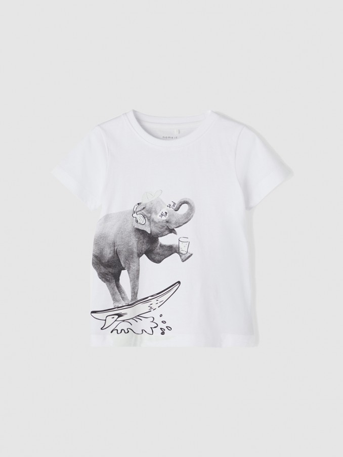 Camiseta Niño Blanco Name It