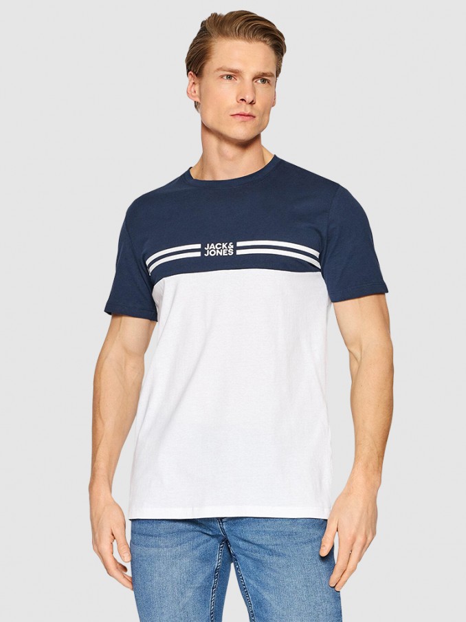 T-Shirt Man Navy Blue Jack & Jones