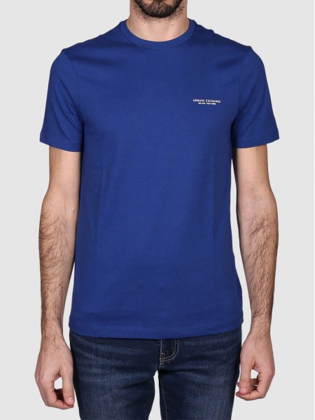Camiseta Hombre Azul Armani Exchange
