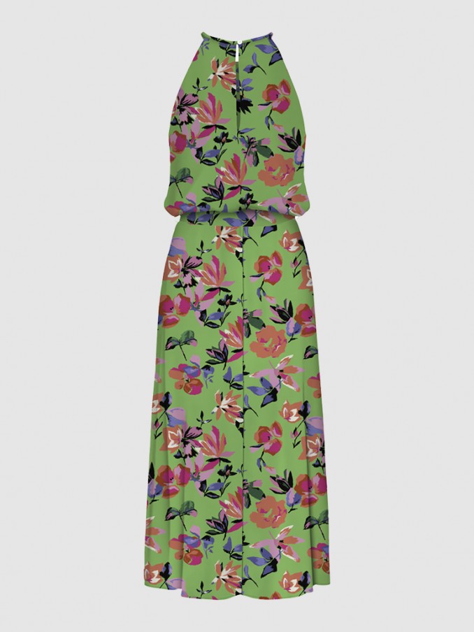 Vestido Mujer Verde Only