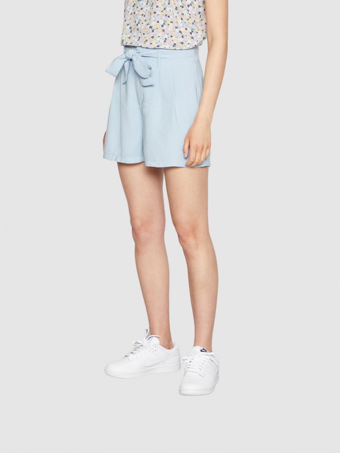 Shorts Woman Light Blue Only