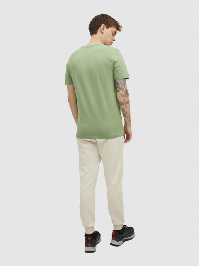 Camiseta Hombre Verde Jack & Jones
