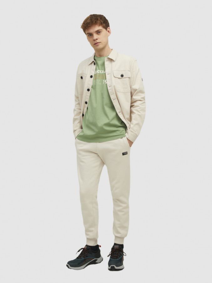Camiseta Hombre Verde Jack & Jones