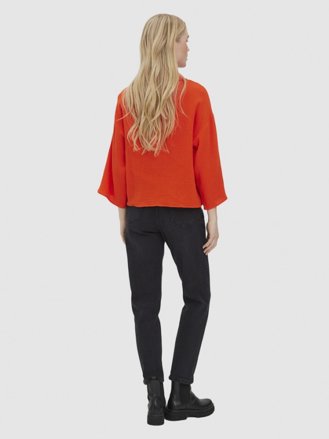 Shirt Woman Orange Vero Moda