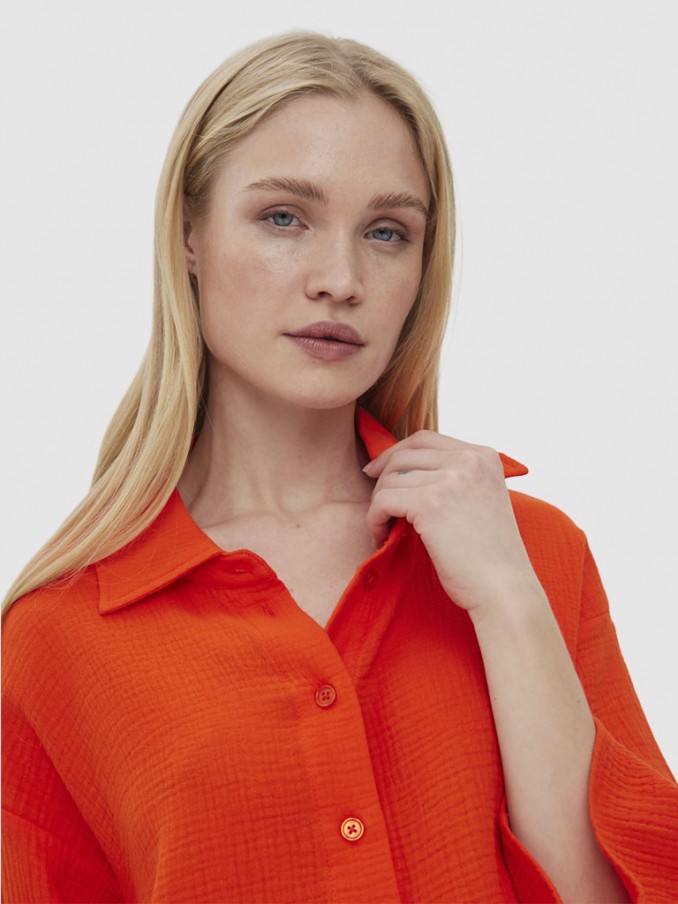 Shirt Woman Orange Vero Moda