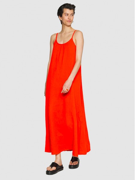 Dress Woman Orange Vero Moda