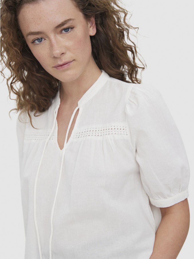 Blusa Mujer Blanco Vero Moda