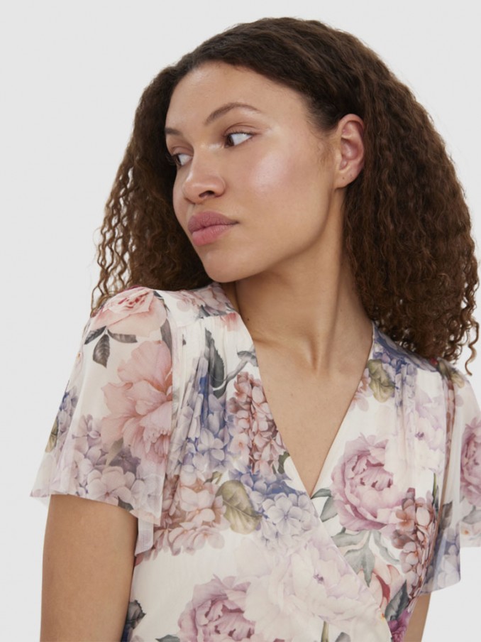 Vestido Mujer Florales Vero Moda