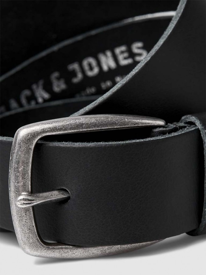 Cinturon Hombre Negro Jack & Jones