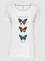 Camiseta Mujer Blanco Only Camiseta Mujer Blanco Only