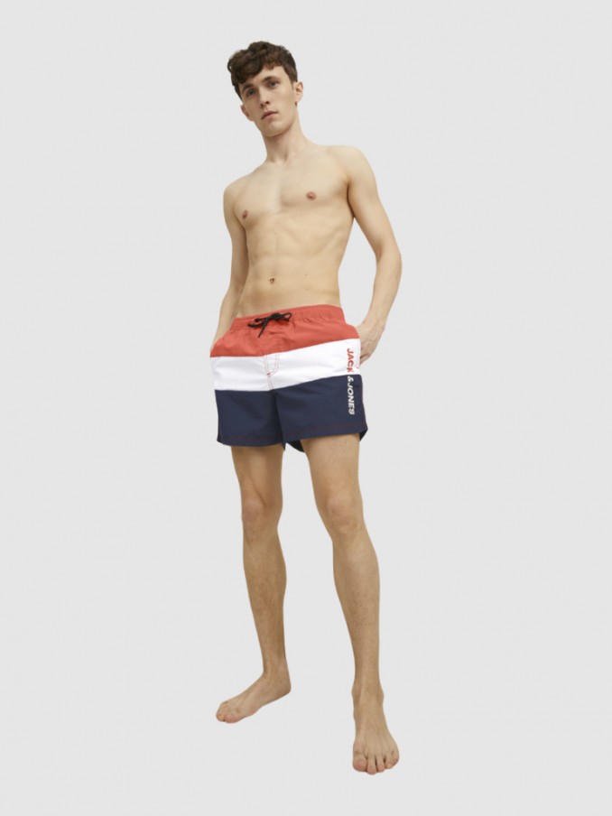 Pantalones Cortos Hombre Rojo Jack & Jones