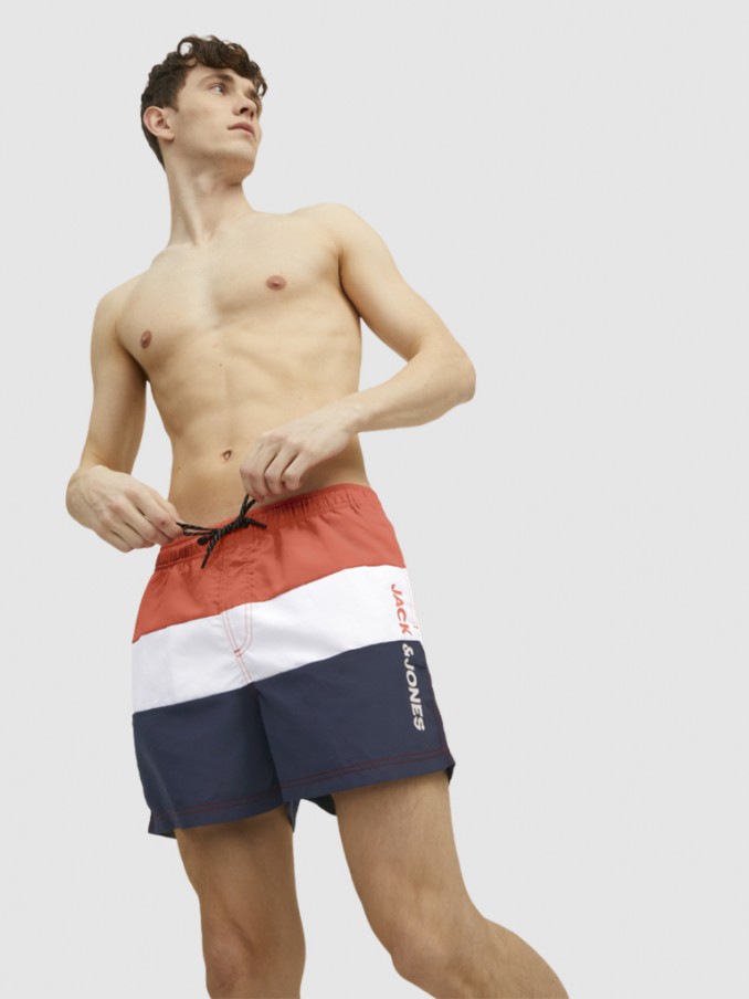 Pantalones Cortos Hombre Rojo Jack & Jones
